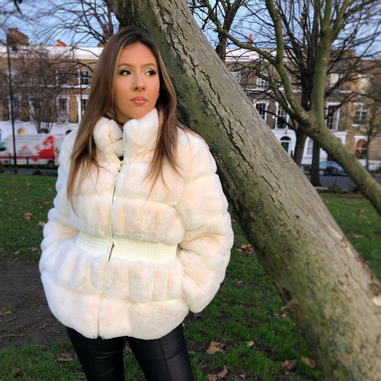 Luxe faux fur coat